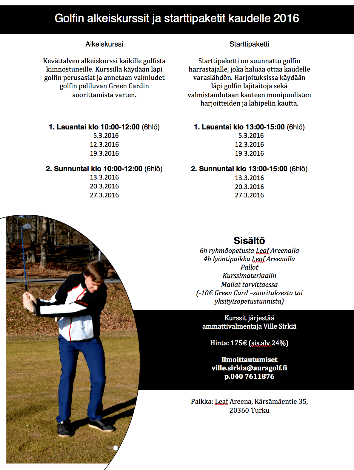 golfkurssi